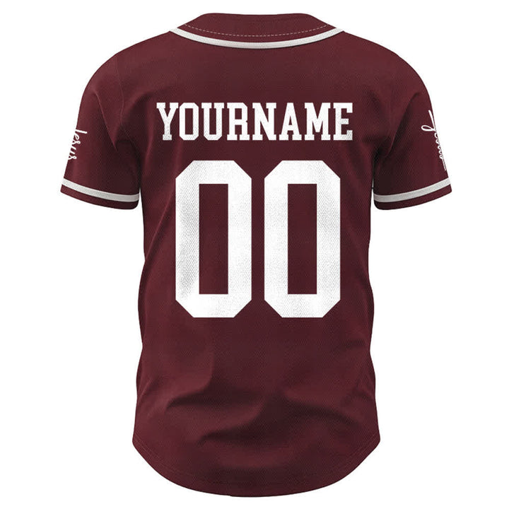 Christianartworkshop Child Of God Maglia da baseball unisex personalizzata con nome e numero - image 27