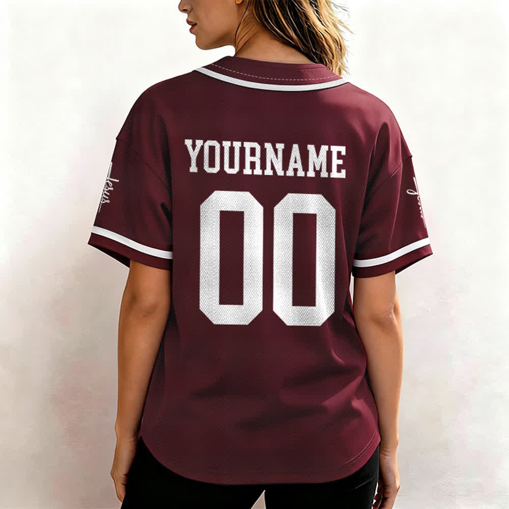 Christianartworkshop Child Of God Maglia da baseball unisex personalizzata con nome e numero - image 29