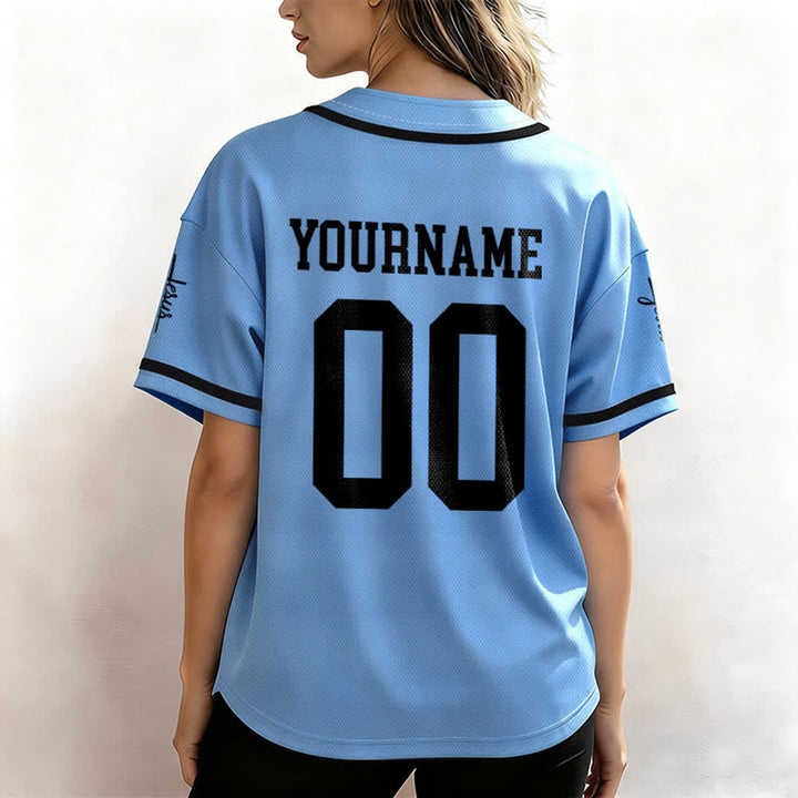 Christianartworkshop Child Of God Maglia da baseball unisex personalizzata con nome e numero - image 39