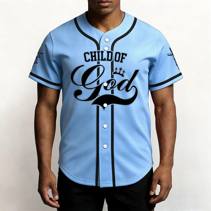 Christianartworkshop Child Of God Maglia da baseball unisex personalizzata con nome e numero - image 36