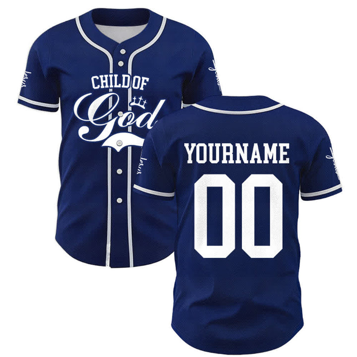Christianartworkshop Child Of God Maglia da baseball unisex personalizzata con nome e numero - image 41