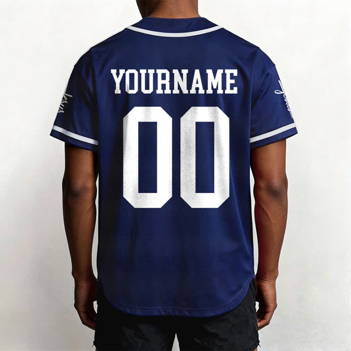 Christianartworkshop Child Of God Maglia da baseball unisex personalizzata con nome e numero - image 47