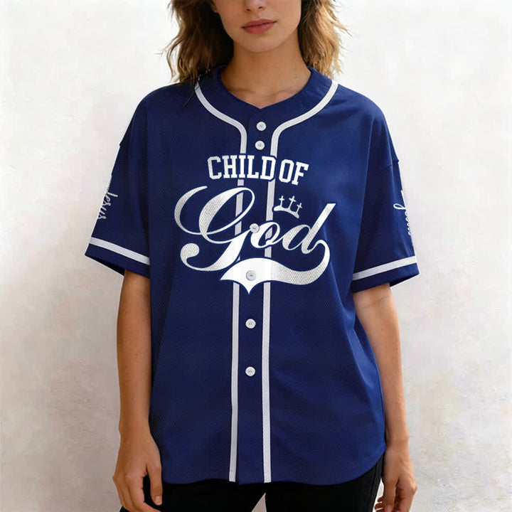 Christianartworkshop Child Of God Maglia da baseball unisex personalizzata con nome e numero - image 44
