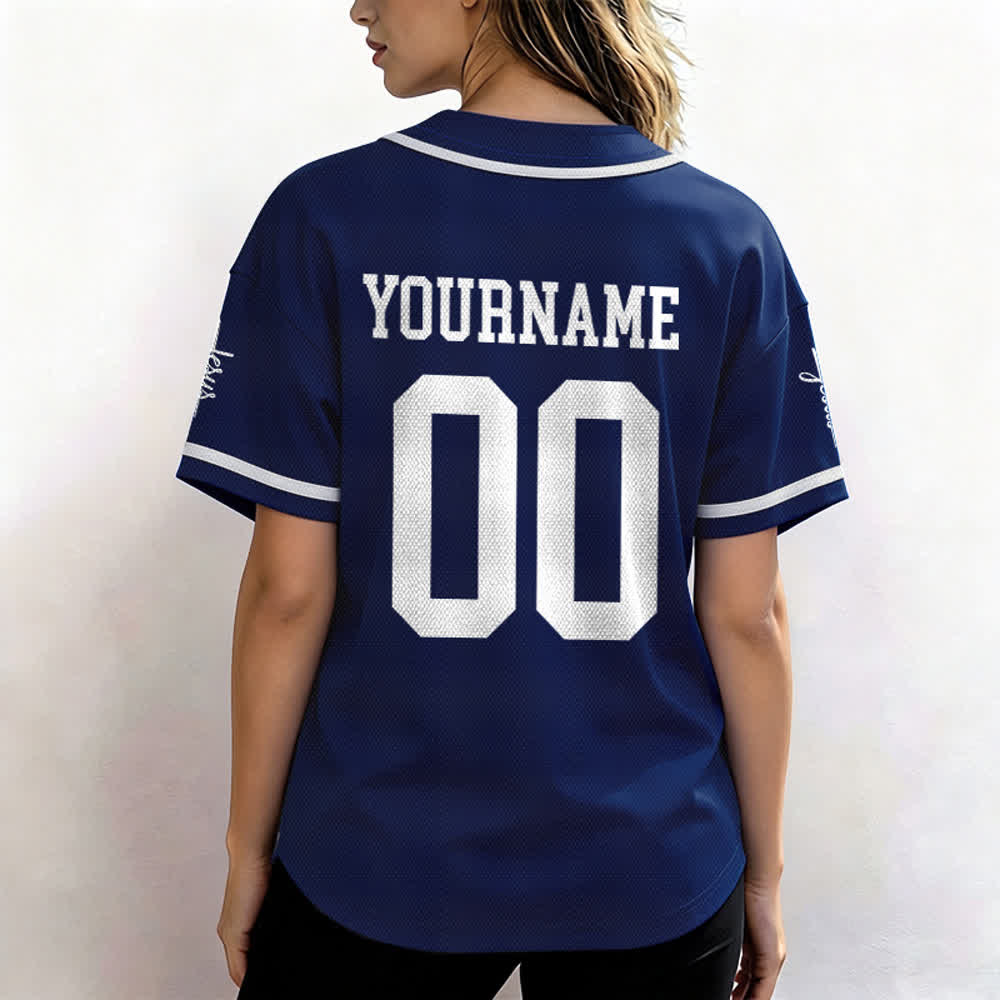 Christianartworkshop Child Of God Maglia da baseball unisex personalizzata con nome e numero - image 45