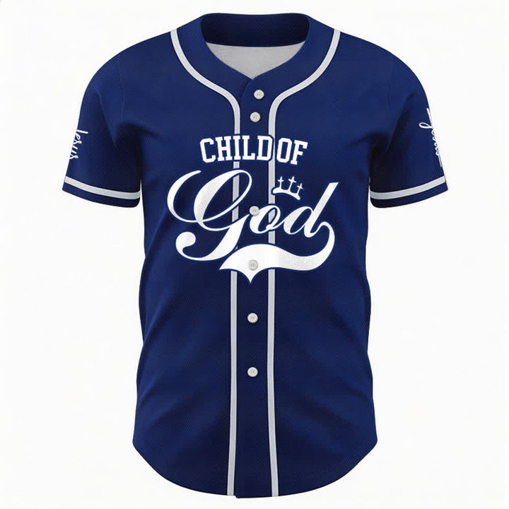 Christianartworkshop Child Of God Maglia da baseball unisex personalizzata con nome e numero - image 42