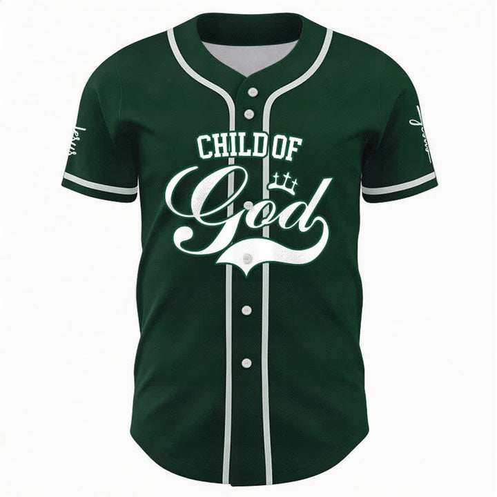 Christianartworkshop Child Of God Maglia da baseball unisex personalizzata con nome e numero - image 50