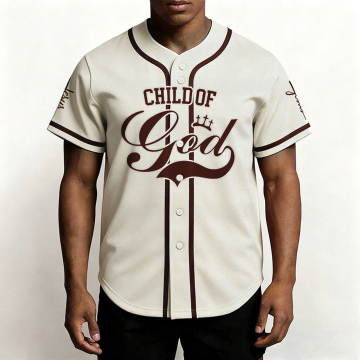 Christianartworkshop Child Of God Maglia da baseball unisex personalizzata con nome e numero - image 62