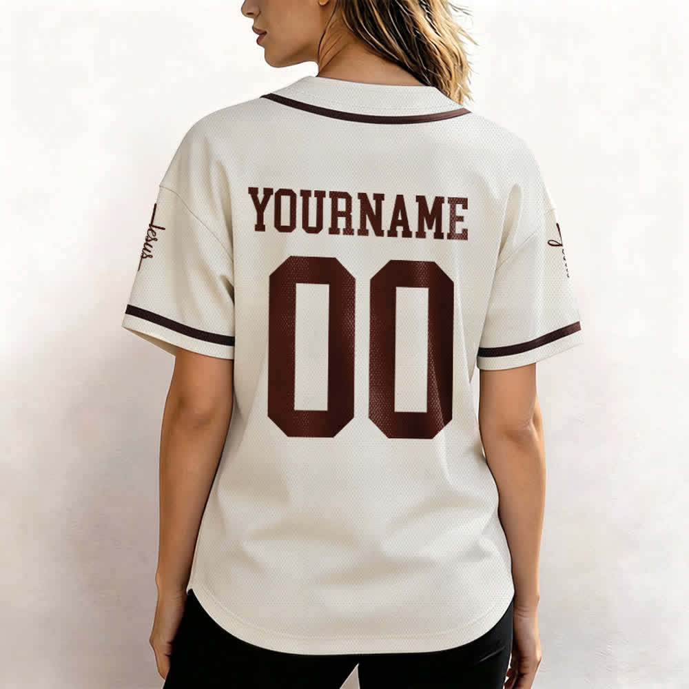 Christianartworkshop Child Of God Maglia da baseball unisex personalizzata con nome e numero - image 61