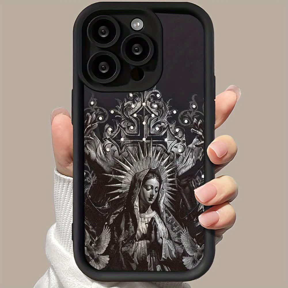 Christianartworkshop Custodia protettiva per telefono in stile gotico con croce della Sacra Vergine Maria - iPhone 7 - image 0