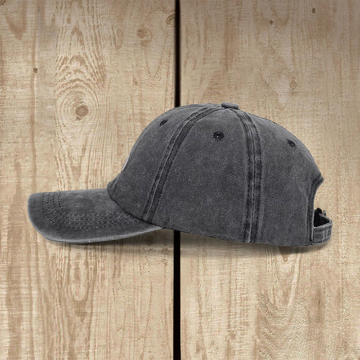 Christianartworkshop Cappello classico casual con ricamo del simbolo della croce dell'infinito - image 1