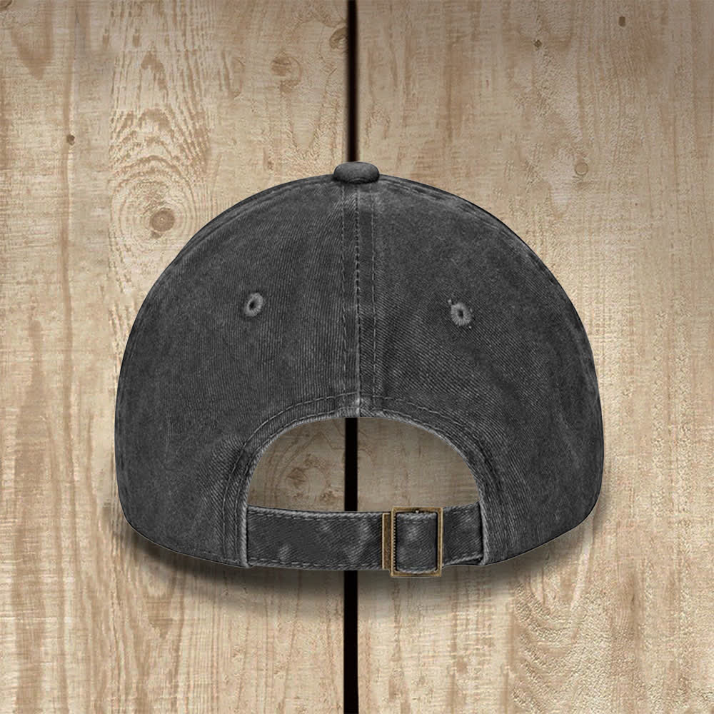 Christianartworkshop Cappello classico casual con ricamo a croce e motivo a raggiera. - image 7