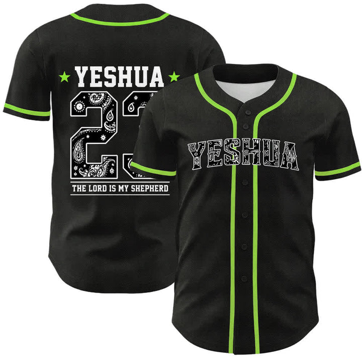 Christianartworkshop Sii forte nel Signore Cavaliere Templare Gesù Maglia da baseball unisex - Verde chiaro - 5XL - image 15