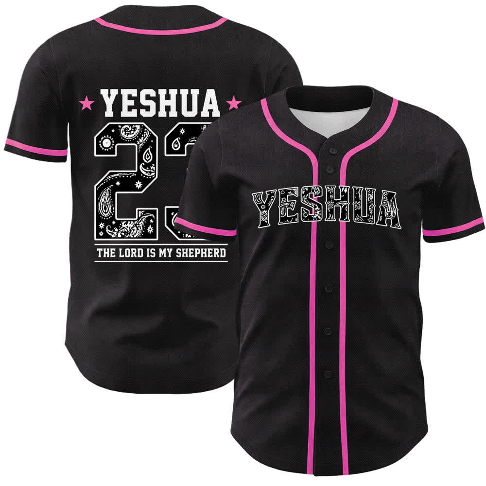 Christianartworkshop Sii forte nel Signore Cavaliere Templare Gesù Maglia da baseball unisex - Rosa - 5XL - image 21