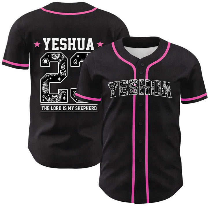 Christianartworkshop Sii forte nel Signore Cavaliere Templare Gesù Maglia da baseball unisex - Rosa - 5XL - image 21