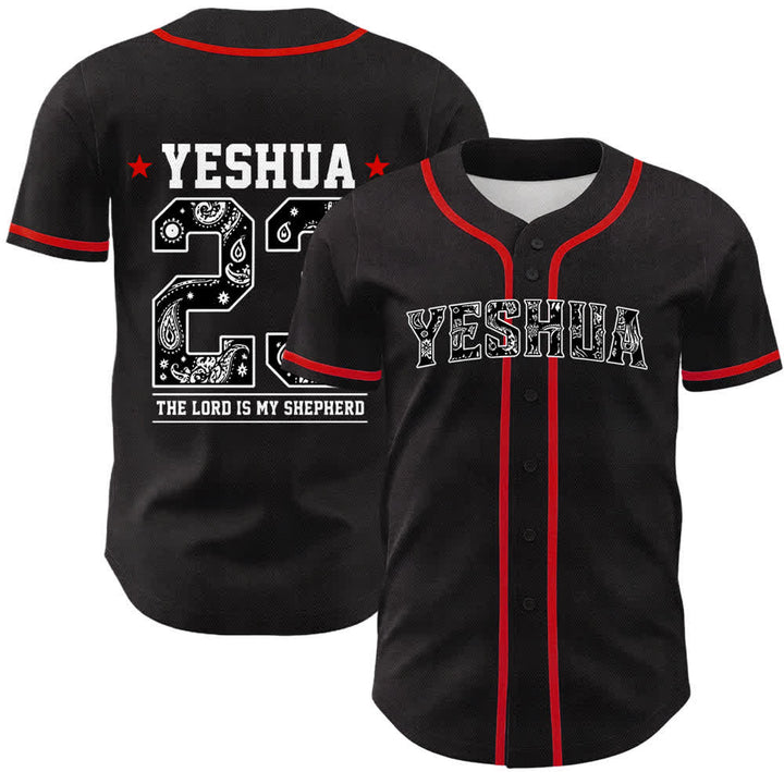 Christianartworkshop Sii forte nel Signore Cavaliere Templare Gesù Maglia da baseball unisex - Rosso - 5XL - image 3