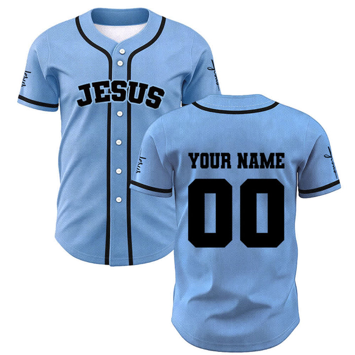 Christianartworkshop Maglia da baseball unisex personalizzata con Gesù Classico Abbigliamento Sportivo Personalizzato - image 33