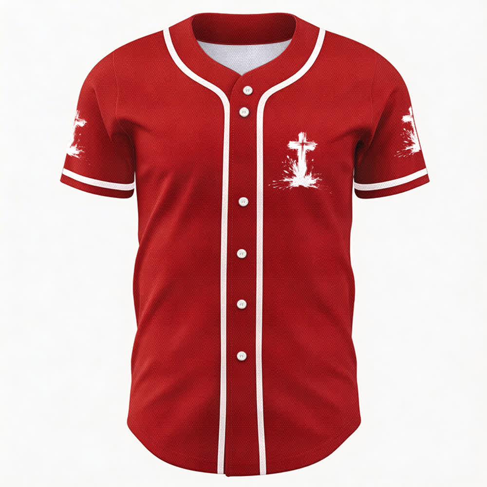 Christianartworkshop Non tutti i supereroi indossano mantelli Maglia da baseball unisex con croce - image 16