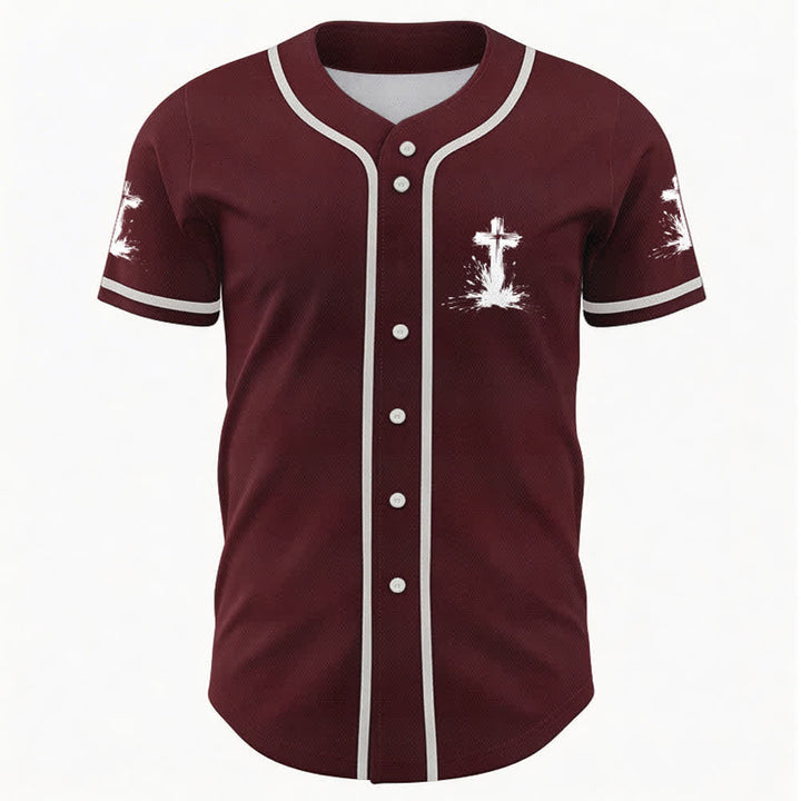 Christianartworkshop Non tutti i supereroi indossano mantelli Maglia da baseball unisex con croce - image 23