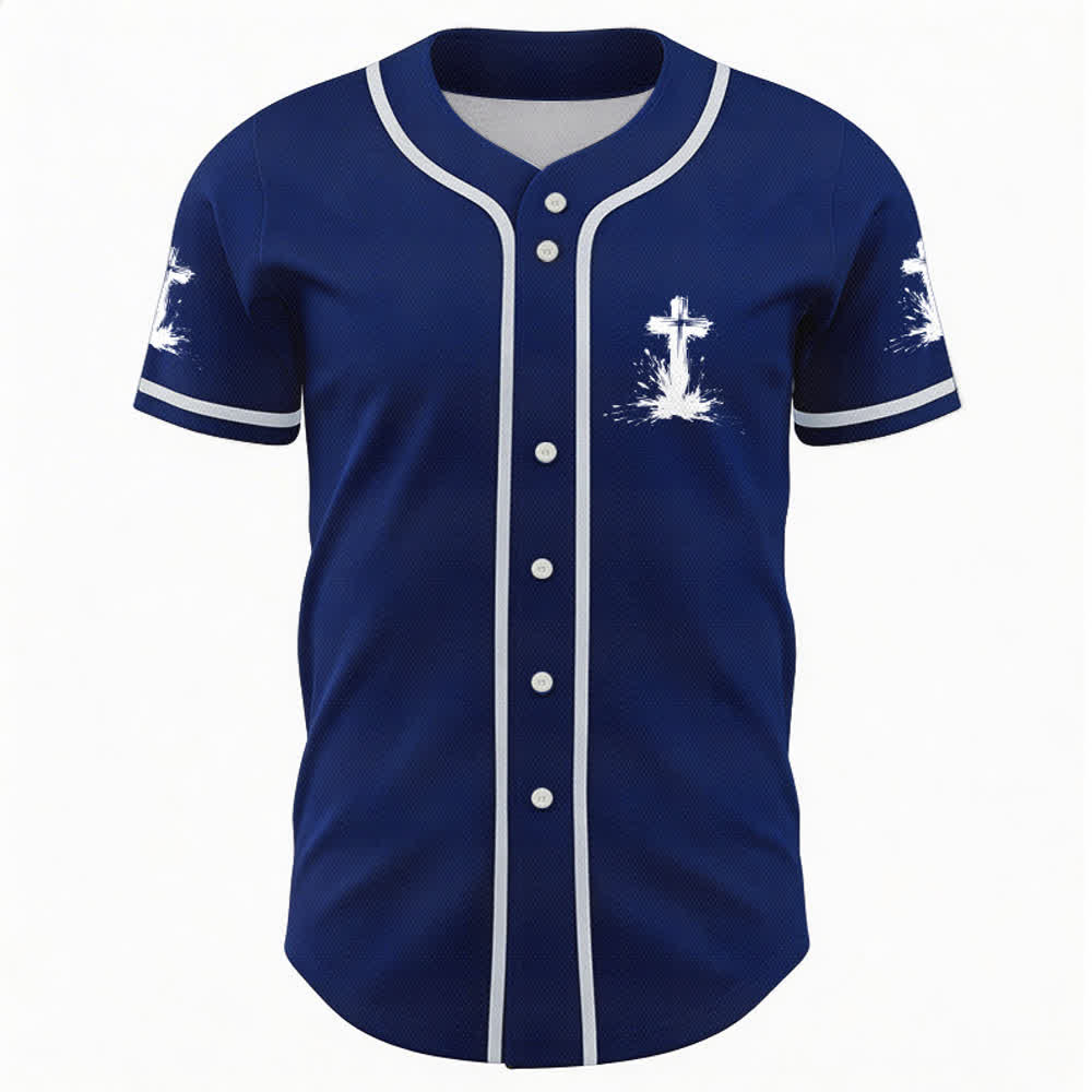 Christianartworkshop Non tutti i supereroi indossano mantelli Maglia da baseball unisex con croce - image 37