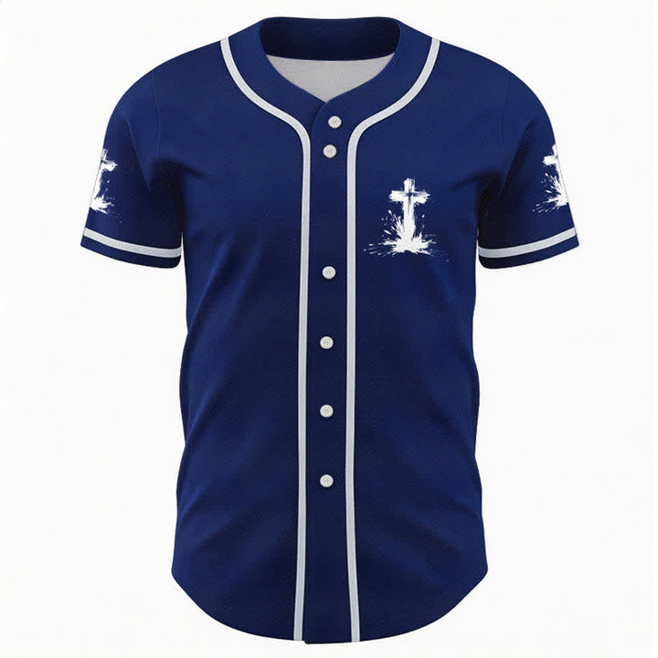 Christianartworkshop Non tutti i supereroi indossano mantelli Maglia da baseball unisex con croce - image 37