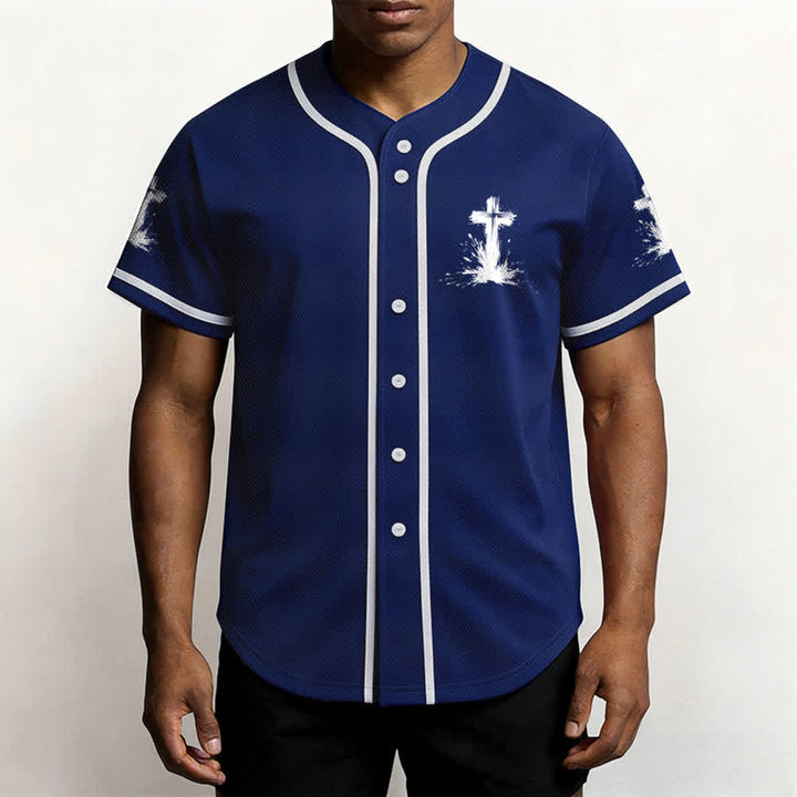 Christianartworkshop Non tutti i supereroi indossano mantelli Maglia da baseball unisex con croce - image 41