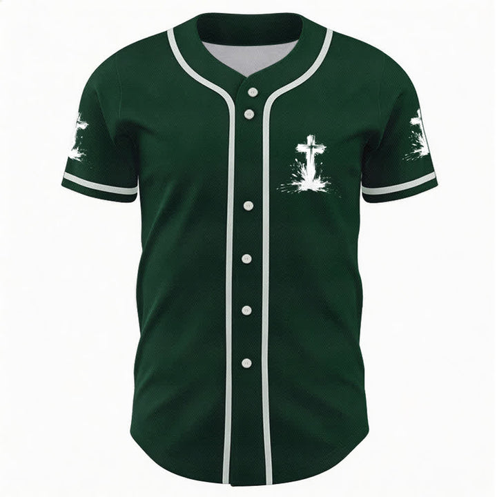 Christianartworkshop Non tutti i supereroi indossano mantelli Maglia da baseball unisex con croce - image 44
