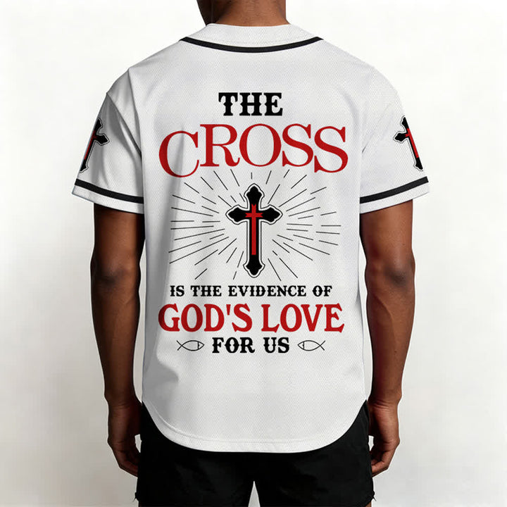 Christianartworkshop - La croce è la prova dell'amore di Dio - Maglia da baseball unisex - image 13