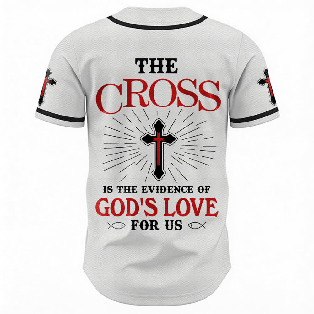 Christianartworkshop - La croce è la prova dell'amore di Dio - Maglia da baseball unisex - image 9