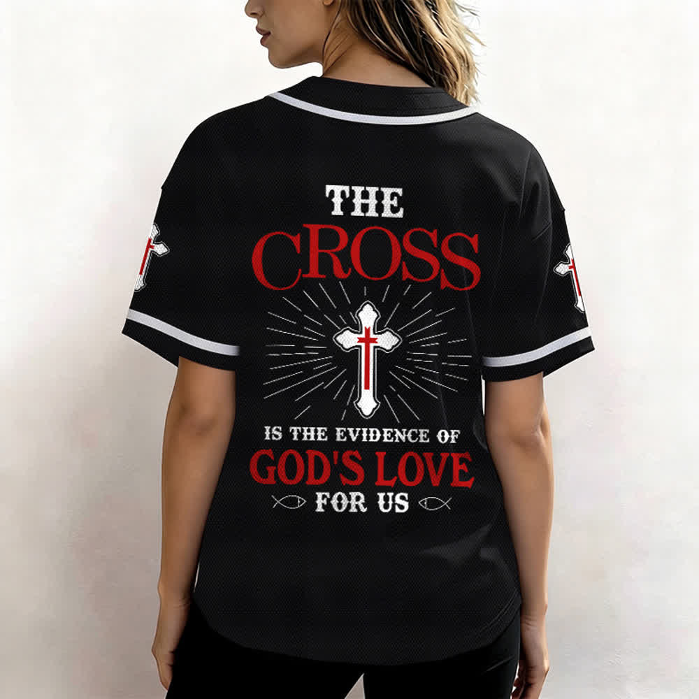 Christianartworkshop - La croce è la prova dell'amore di Dio - Maglia da baseball unisex - image 18