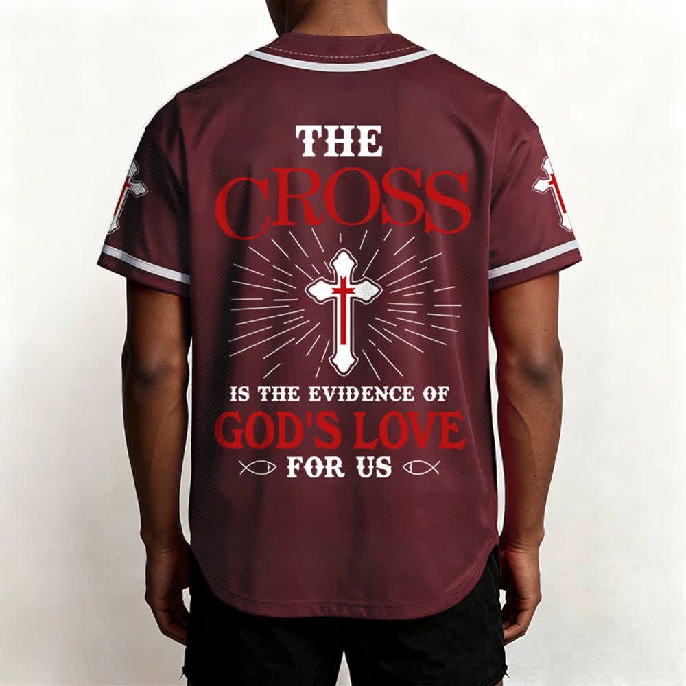 Christianartworkshop - La croce è la prova dell'amore di Dio - Maglia da baseball unisex - image 34