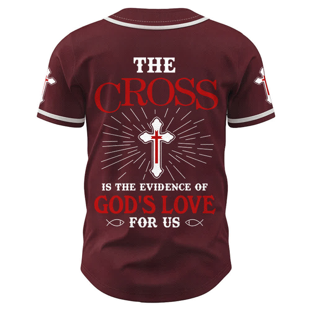 Christianartworkshop - La croce è la prova dell'amore di Dio - Maglia da baseball unisex - image 30