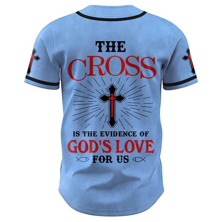 Christianartworkshop - La croce è la prova dell'amore di Dio - Maglia da baseball unisex - image 37