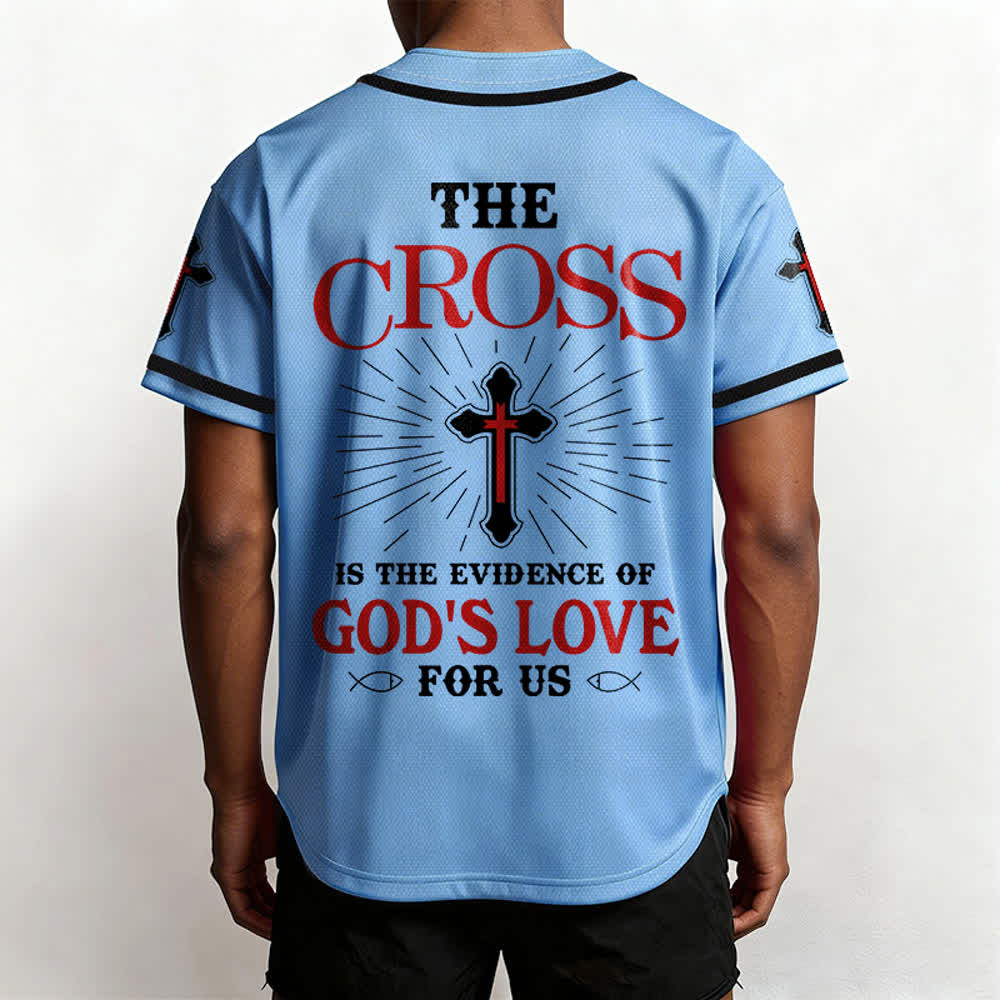 Christianartworkshop - La croce è la prova dell'amore di Dio - Maglia da baseball unisex - image 41