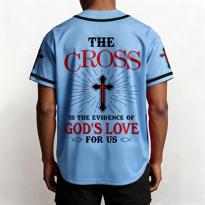 Christianartworkshop - La croce è la prova dell'amore di Dio - Maglia da baseball unisex - image 41