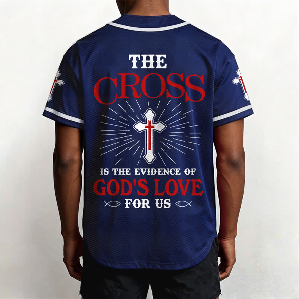 Christianartworkshop - La croce è la prova dell'amore di Dio - Maglia da baseball unisex - image 48