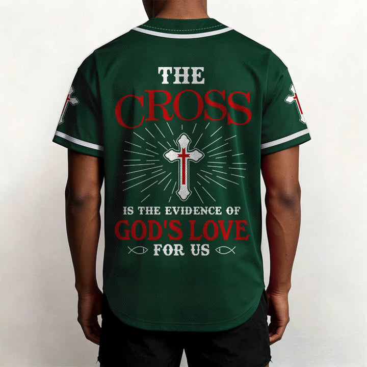 Christianartworkshop - La croce è la prova dell'amore di Dio - Maglia da baseball unisex - image 53