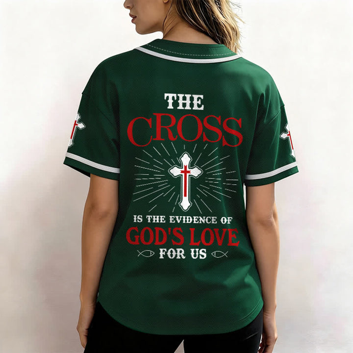 Christianartworkshop - La croce è la prova dell'amore di Dio - Maglia da baseball unisex - image 55