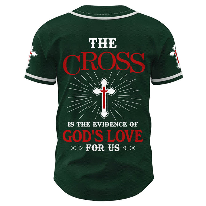Christianartworkshop - La croce è la prova dell'amore di Dio - Maglia da baseball unisex - image 51