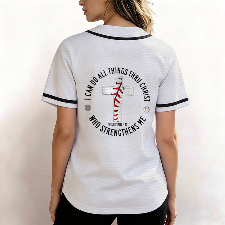 Christianartworkshop Filippesi 4:13 Posso fare ogni cosa Maglia da baseball unisex - image 12