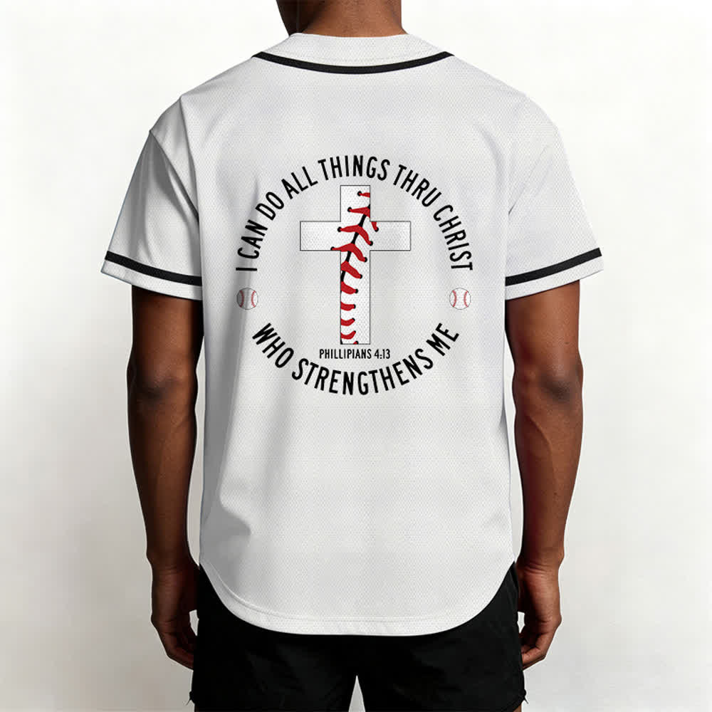 Christianartworkshop Filippesi 4:13 Posso fare ogni cosa Maglia da baseball unisex - image 10