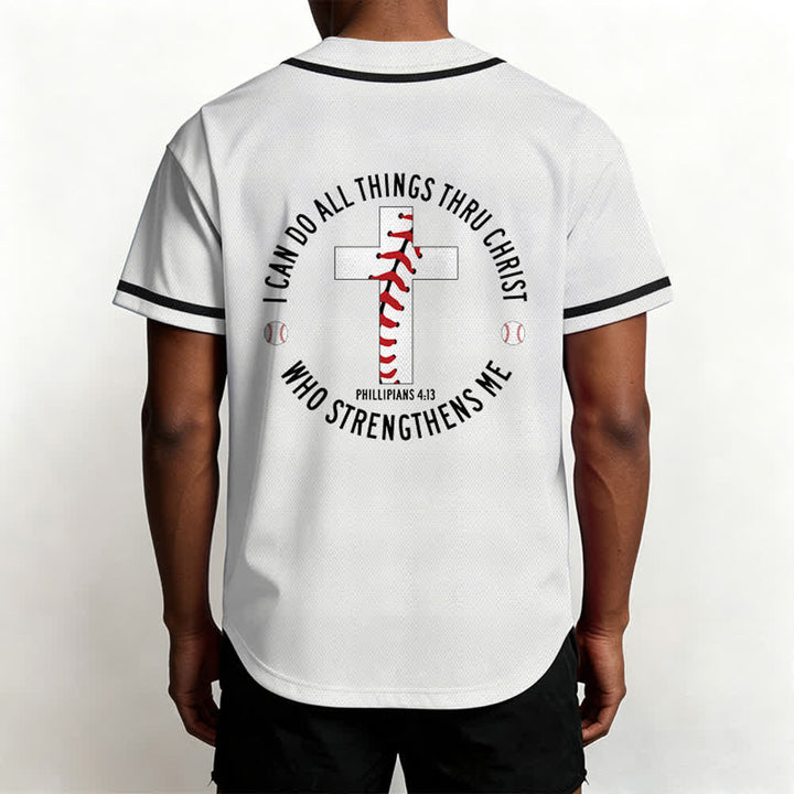 Christianartworkshop Filippesi 4:13 Posso fare ogni cosa Maglia da baseball unisex - image 10