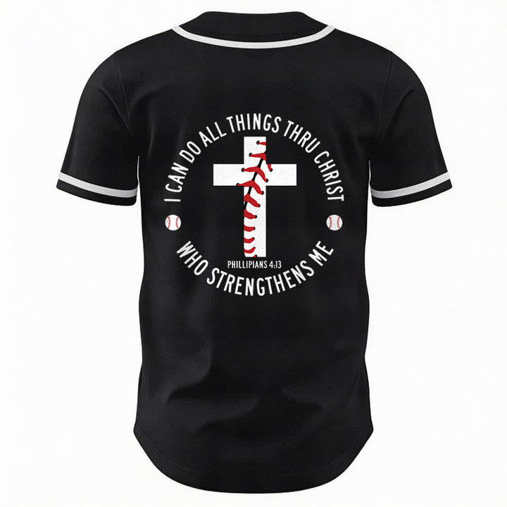 Christianartworkshop Filippesi 4:13 Posso fare ogni cosa Maglia da baseball unisex - image 15