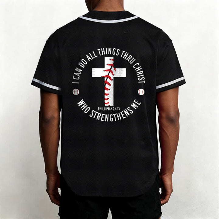 Christianartworkshop Filippesi 4:13 Posso fare ogni cosa Maglia da baseball unisex - image 17