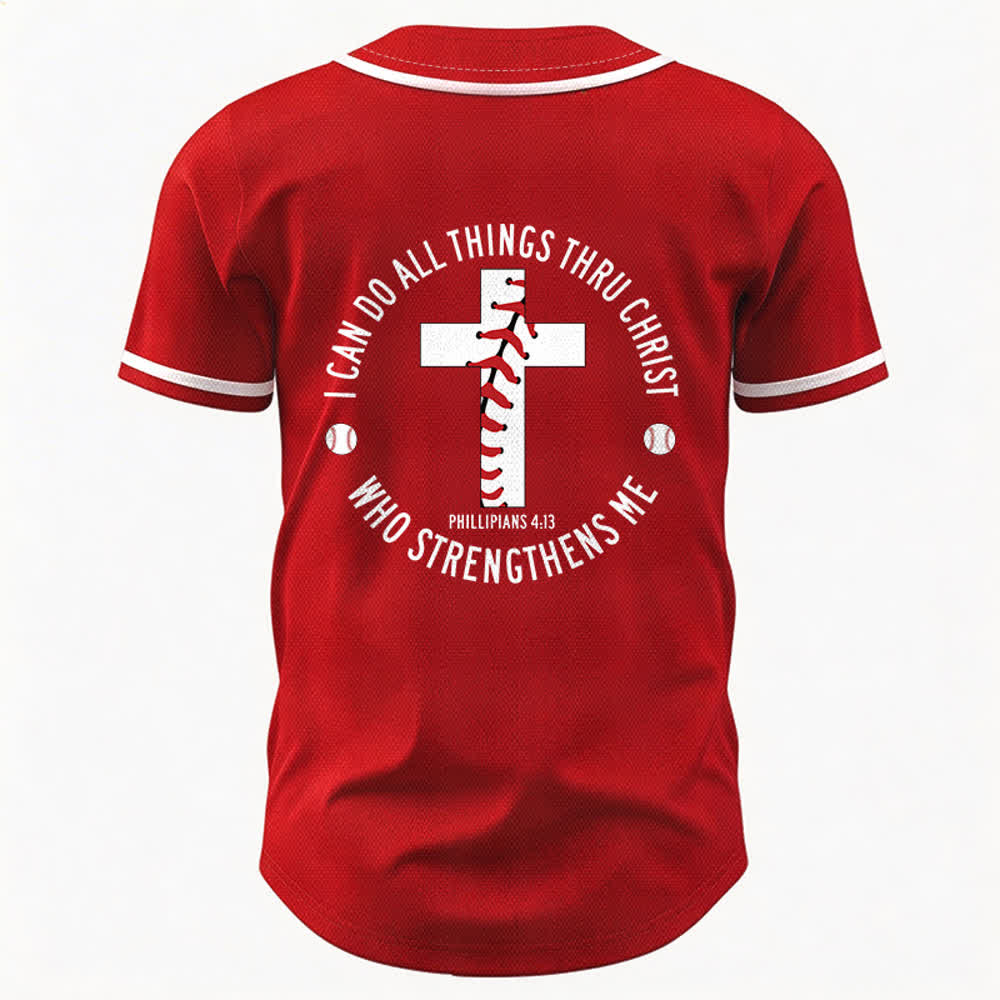Christianartworkshop Filippesi 4:13 Posso fare ogni cosa Maglia da baseball unisex - image 22