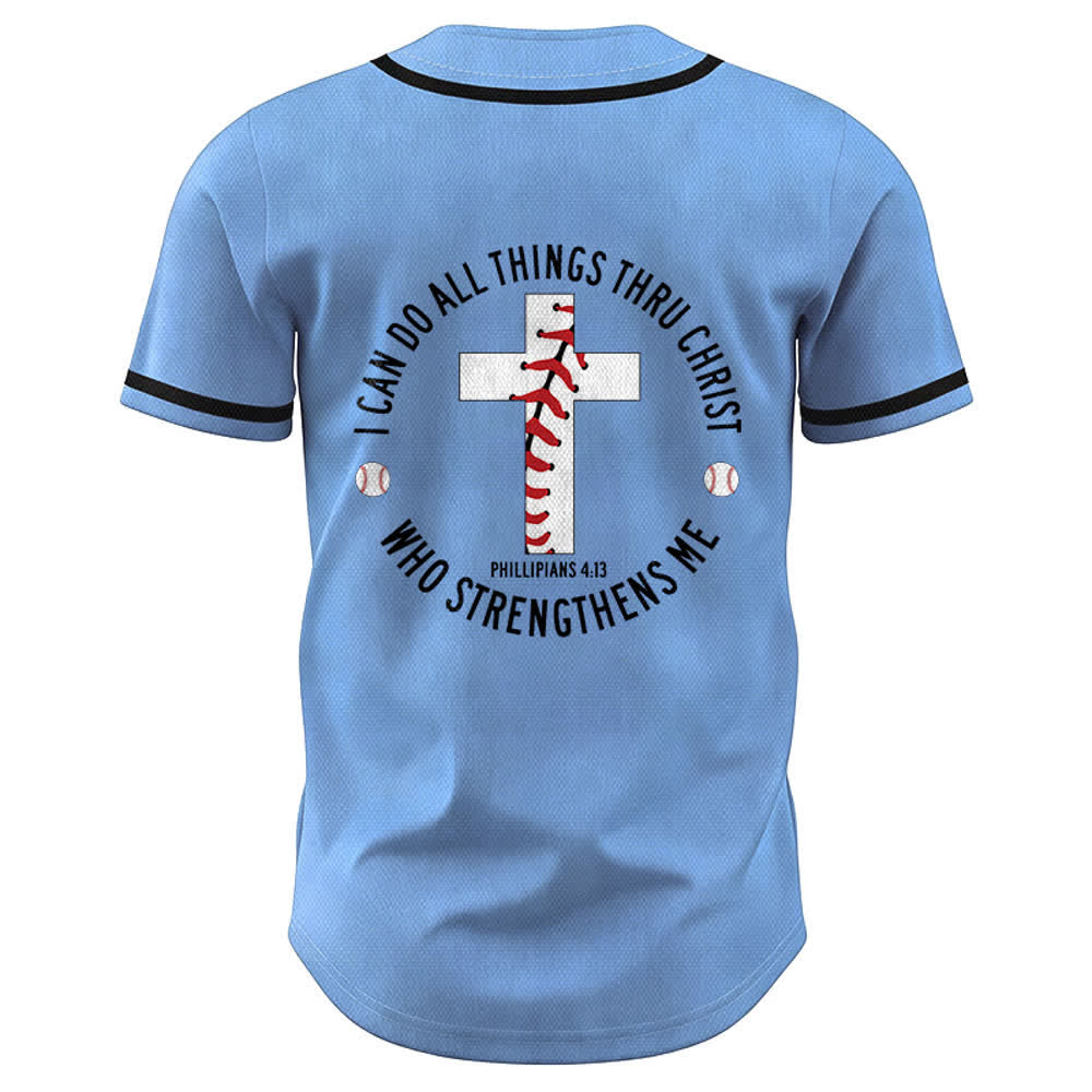 Christianartworkshop Filippesi 4:13 Posso fare ogni cosa Maglia da baseball unisex - image 36
