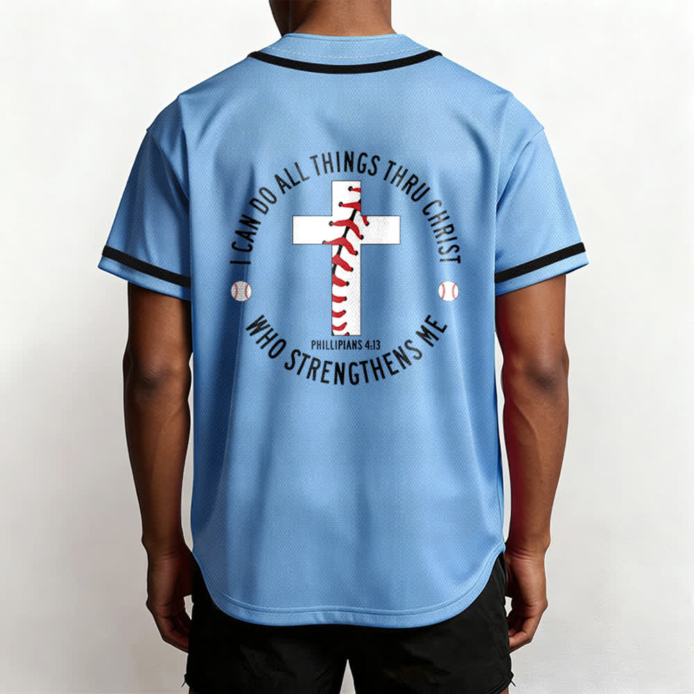 Christianartworkshop Filippesi 4:13 Posso fare ogni cosa Maglia da baseball unisex - image 40