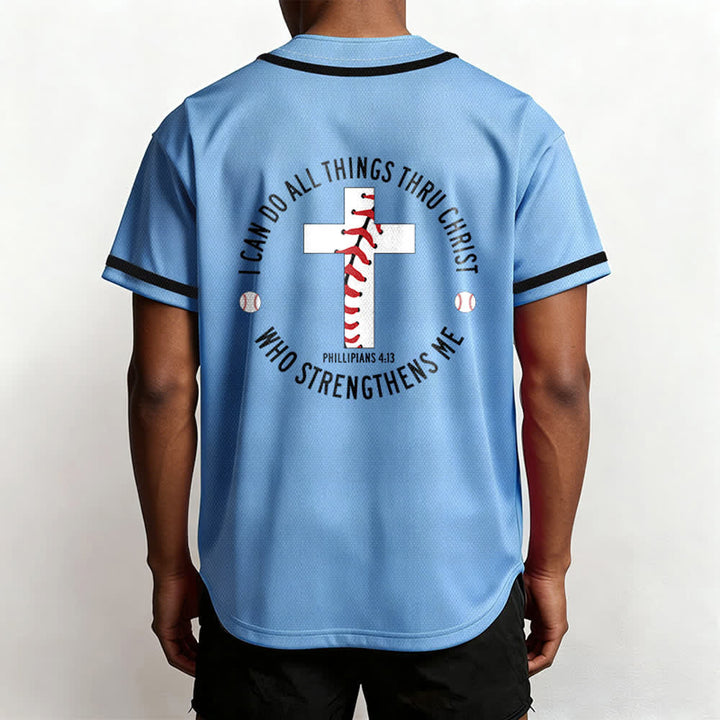 Christianartworkshop Filippesi 4:13 Posso fare ogni cosa Maglia da baseball unisex - image 40