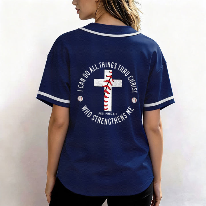 Christianartworkshop Filippesi 4:13 Posso fare ogni cosa Maglia da baseball unisex - image 45