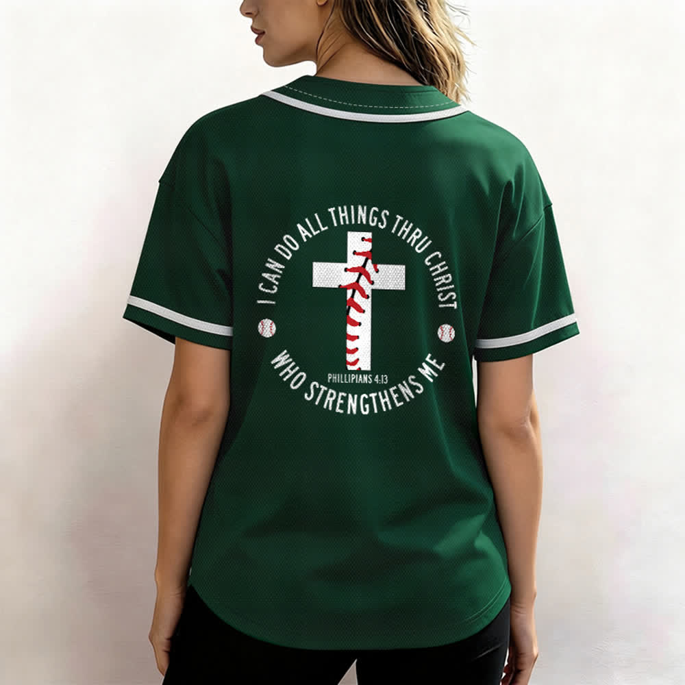 Christianartworkshop Filippesi 4:13 Posso fare ogni cosa Maglia da baseball unisex - image 52