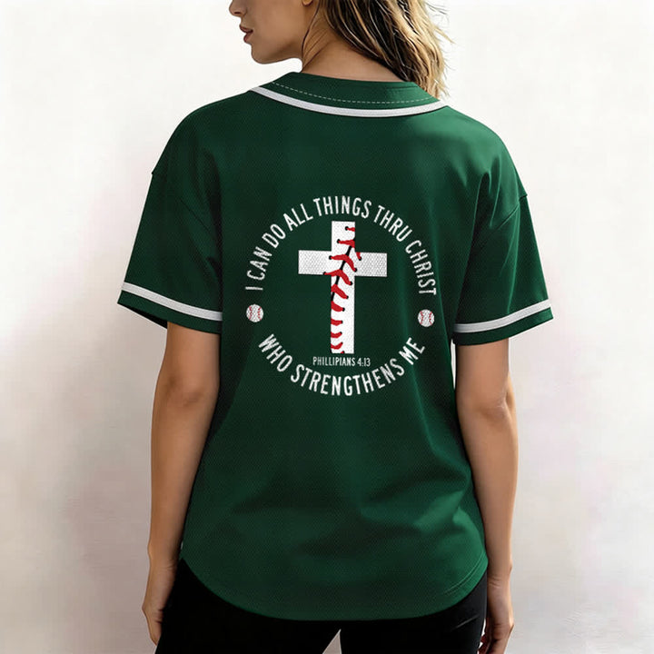 Christianartworkshop Filippesi 4:13 Posso fare ogni cosa Maglia da baseball unisex - image 52